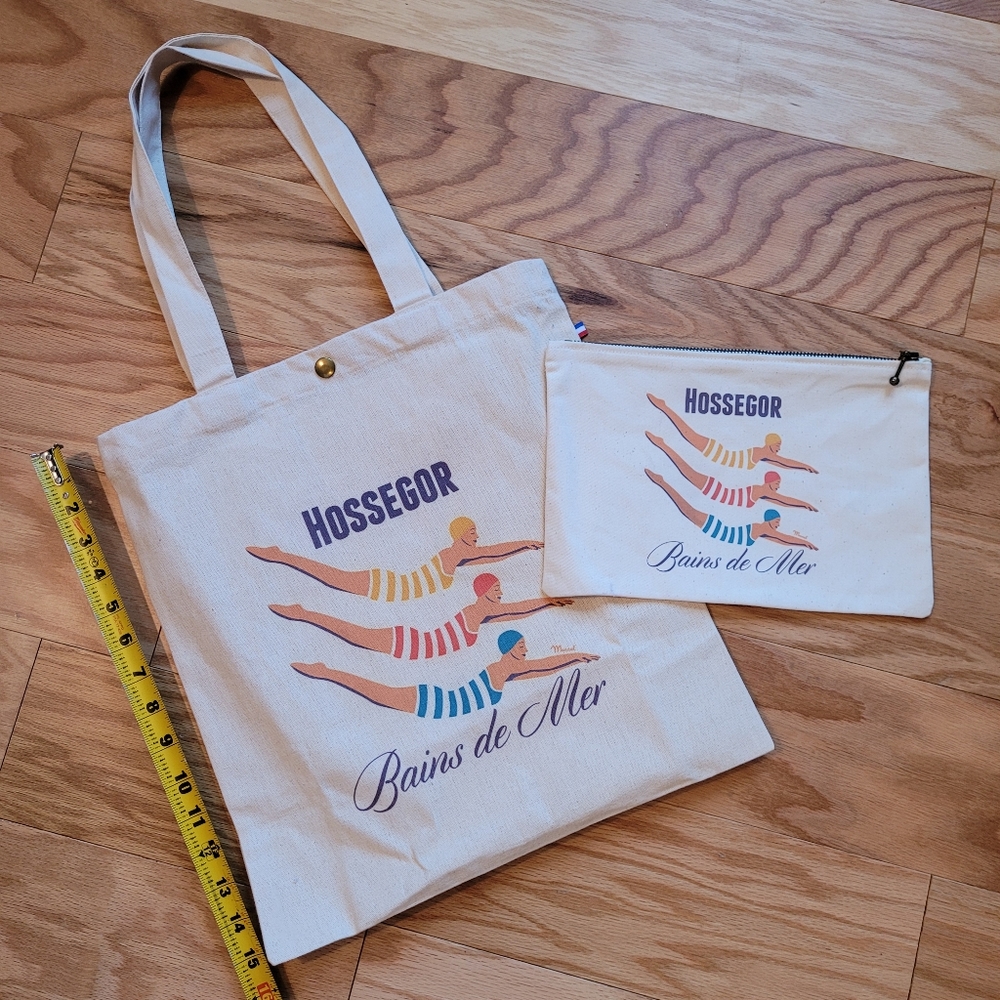 NWOT Hossegor Bains de Mer Cloth Tote Bag